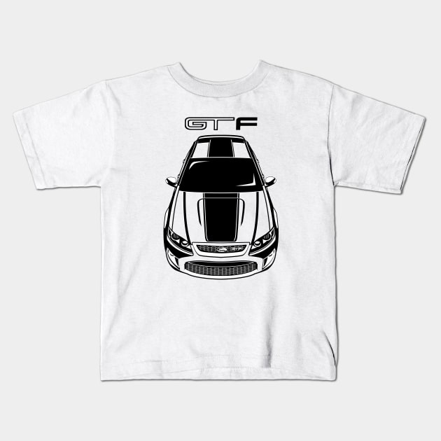 Ford Falcon GT-F 351 - Black Stripe Kids T-Shirt by V8social